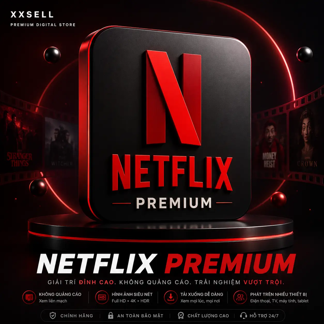 netflix Netflix Premium - Ảnh 1