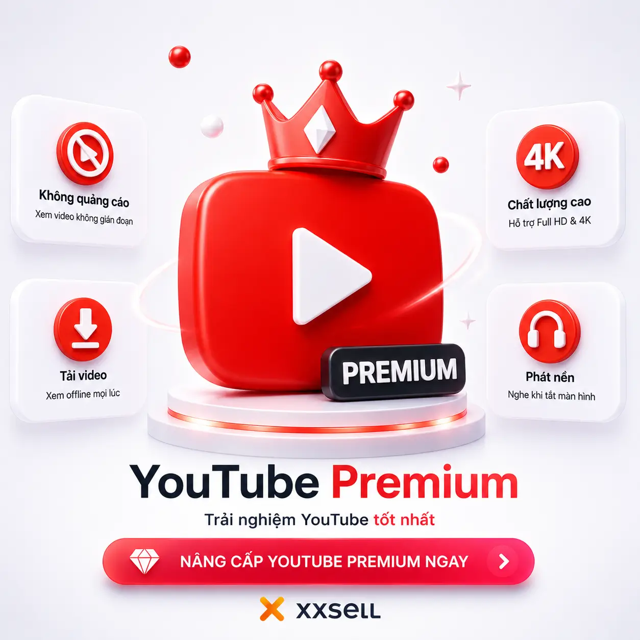 youtube-premium Gói gia hạn Youtube Premium - Ảnh 1